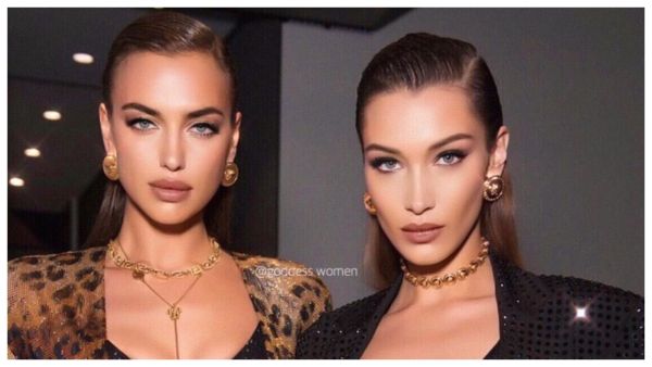 بيلا حديد وآريانا شايك