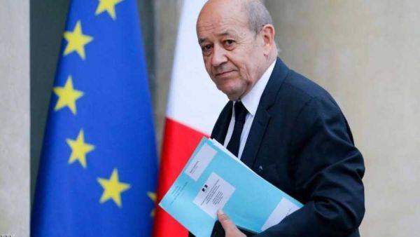  وزير الخارجية الفرنسي جان ايف لودريان