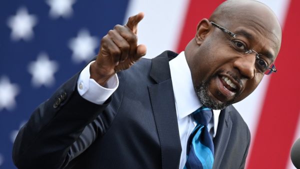 Democrat Raphael Warnock ousted an incumbent Republican onJanuary 6, 2021 in the first of two critical runoff elections in Georgia that will decide control of the US Senate at the outset of Joe Biden's presidency, networks projected. JIM WATSON / AFP