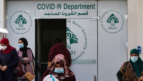 Health professionals have warned that the latest surge in cases risked causing catastrophe across Lebanon, which is already suffering from the aftermath of a devastating August explosion in Beirut and a dire economic crisis.  Mahmoud ZAYYAT / AFP