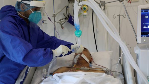 The lockdown, ordered after some hospitals started to run out of intensive care beds, includes a 24-hour curfew until January 25. ANWAR AMRO / AFP