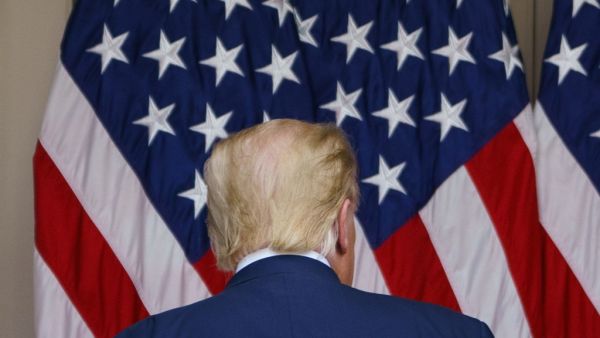 In this file photo US President Donald Trump makes his way from the Rose Garden after speaking on COVID-19 testing at the White House in Washington, DC on September 28, 2020. MANDEL NGAN / AFP