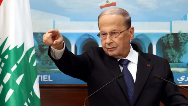 Lebanese President Michel Aoun. (AFP)