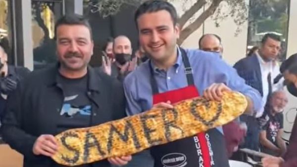 سامر المصري في زيارة لمطعم الشيف بوراك في دبي
