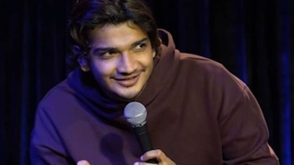 Munawar Faruqui, 28, (pictured at another stand up event) was detained with five other comics in the city of Indore on Friday after violence erupted when he allegedly poked fun at deities and the ruling right-wing BJP party. (Instagram)