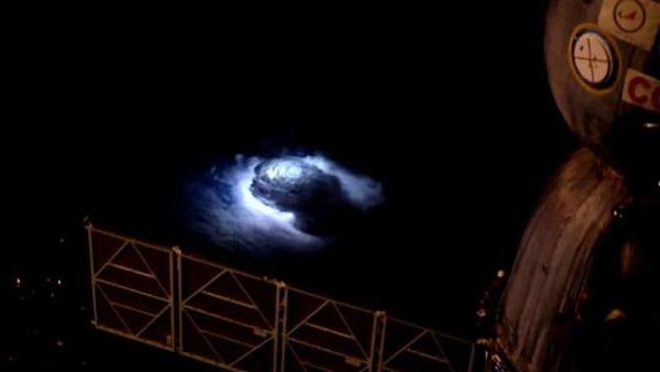 Pictured, a photograph of a thunderstorm taken from the ISS by astronaut Andreas Mogensen in 2015. (NASA)