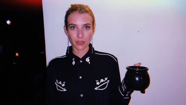 the ‘Scream Queens’ star also insisted she felt “grateful” she’s been able to stay at home