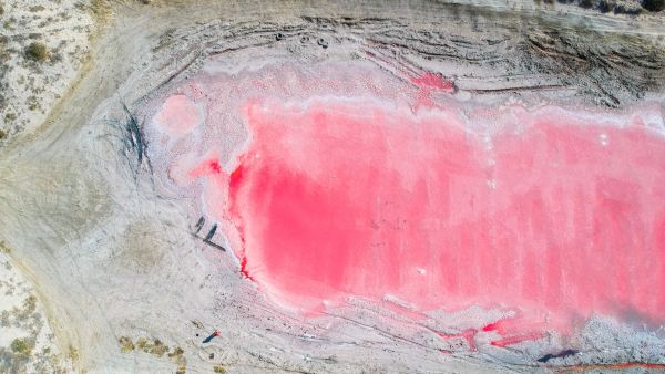 The Pink Lake. (Twitter)