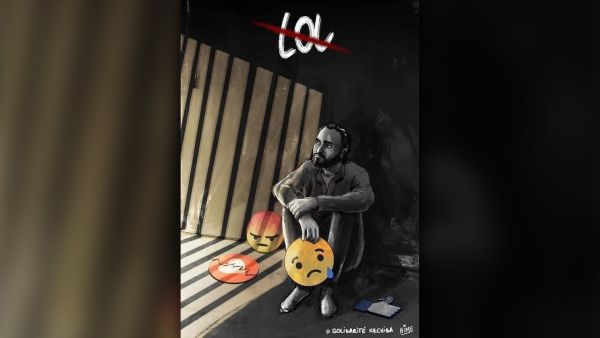 Activists across social media have announced support for Walid Kechida defending his work as a freedom of speech. (Twitter)