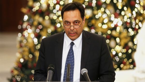  رئيس حكومة تصريف الأعمال اللبناني، حسان دياب