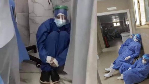 A shocking video went viral on social media showing the intensive care unit inside the hospital. (Twitter)