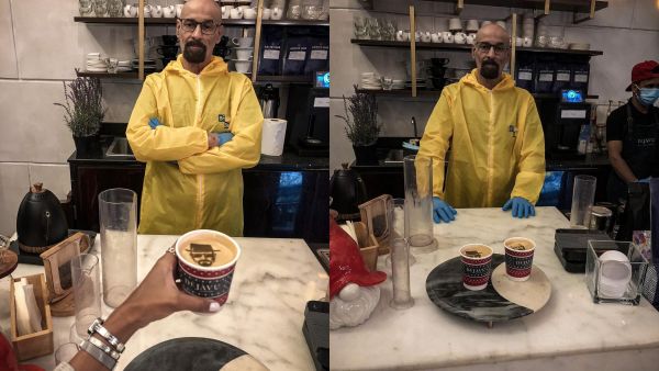 Saudi man who looks exactly like Walter White from the series 'Breaking Bad' was recognized in Saudi Arabia. (Twitter)