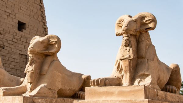 Avenue of the Ram Head Sphinxes Karnak Temple in Luxor, Egypt. (Shutterstock/ File Photo)