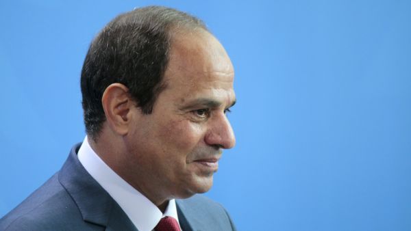 Egyptian president Abdel Fattah el-Sisi at a press conference after a meeting with the German Chancellor in the Chanclery in Berlin. (Shutterstock/ File Photo)