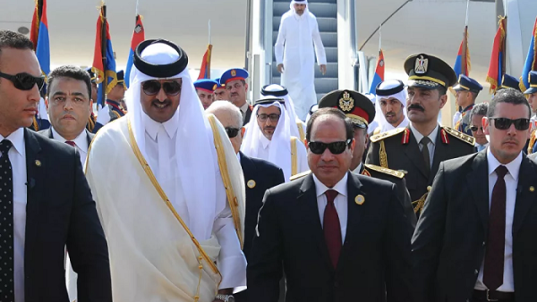 شكر قطري مصري للسعودية