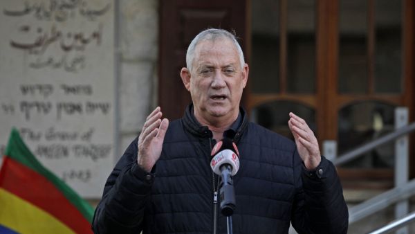 Israel's Defence Minister Benny Gantz in Jordan 