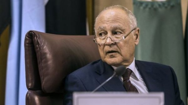 Secretary-General of the Arab League Ahmed Aboul Gheit attends the Arab Foreign Minister's meeting in Cairo on July 27, 2017. (AFP Photo/Khaled Desouki)