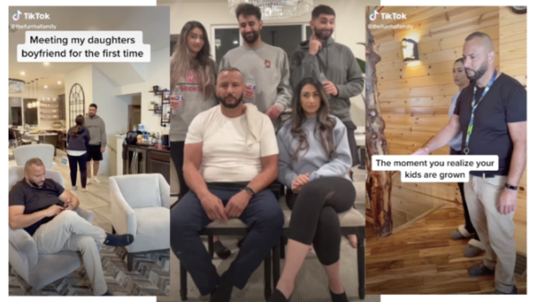 Last year, to overcome the boredom of coronavirus lockdowns and other restrictions, he launched a family account on TikTok, a social media site that allows users to share short videos. (TikTok)