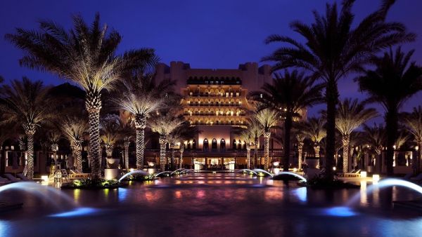 Al Bustan Palace - Infinity Pool Night. Love Is in the Air This Valentine’s Day at Al Bustan Palace, a Ritz-Carlton Hotel