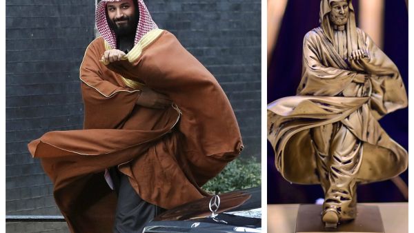محمد بن سلمان ومنحوتته الشهيرة 