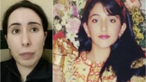الأميرة شمسة (يمين) / الأميرة لطيفة (يسار)