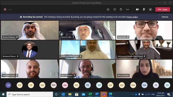 During the event ‘Dubai’s Cashless Working Group’, Hosts A Virtual Roundtable, Bringing Together Government and Private-Sector Partners