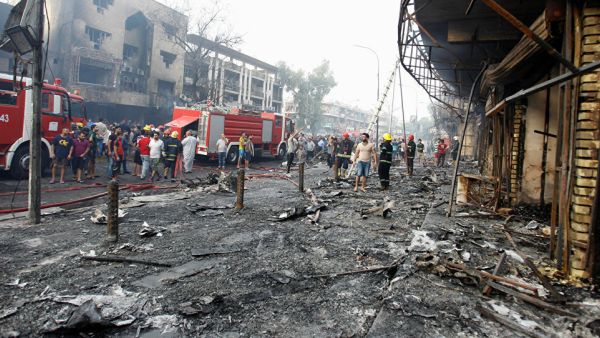 انفجار العبوات الثلاث أسفر عن أضرار مادية