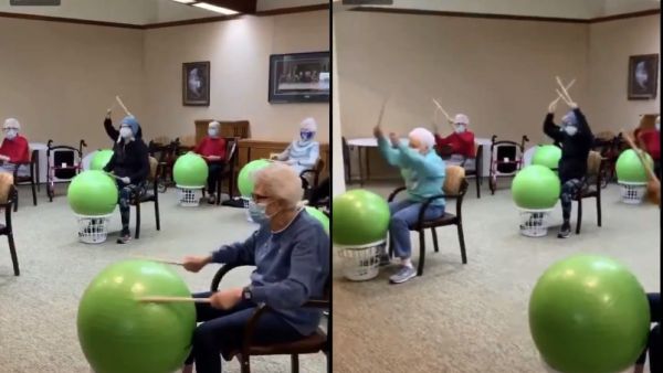 Not only on the internet, the Retirement community’s fame has reached T.V. as well. (Video Screenshots/ Twitter)