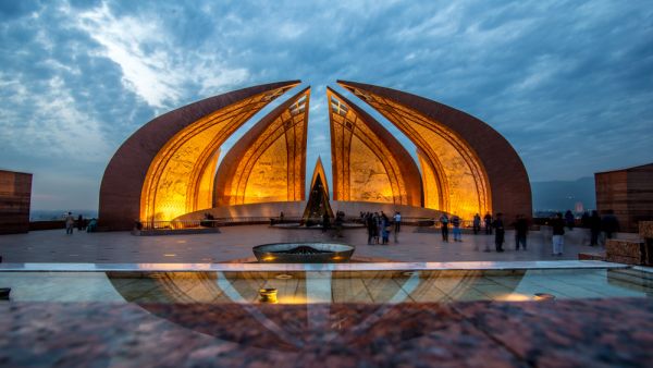 Stunning View of Pakistan Monument at the heart of Islamabad  (Shutterstock)	