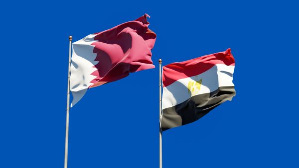 Flags of Qatar and Egypt. (Shutterstock/ File Photo)