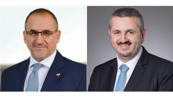 Chief Executive Officer BisB, Mr. Hassan Jarrar. Chief Information Officer BisB, Mr. Osama Nasr. Bahrain Islamic Bank (BisB) Congratulates Osama Nasr on Winning 20th Place on the CIO Top 50 List of Tech Leaders in the Middle East