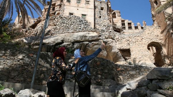 Omani Mud houses turned into a tourist attraction