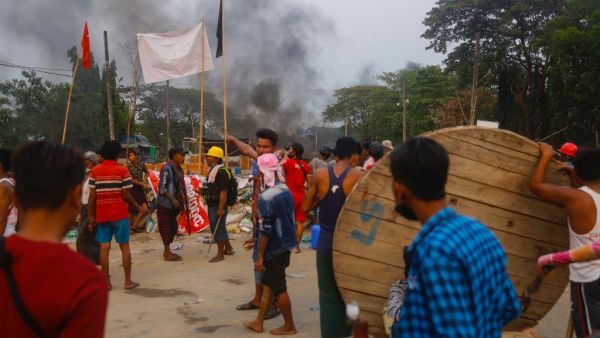 Protest in Myanmar continue 