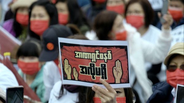 A 7-year-old girl killed by Myanmar army forces
