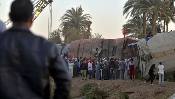 At least 32 dead, 108 hurt in Egypt passenger trains collision.