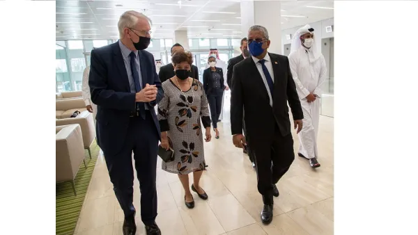 President of the Republic of Seychelles Visits Qatar Foundation