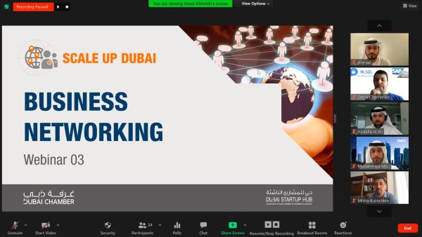 المجموعة الثانية من الشركات متخصصة بالذكاء الاصطناعي وانترنت الأشياء وتقنية البلوك تشين ورسم الخرائط الرقمية والتحول الذكي برنامج غرفة دبي لدعم الشركات الناشئة ذات النمو السريع يختتم تدريبياً متخصصاً لـ 16 شركة ناشئة