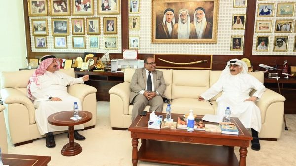 During the event YBA Kanoo Receives the Indian Ambassador