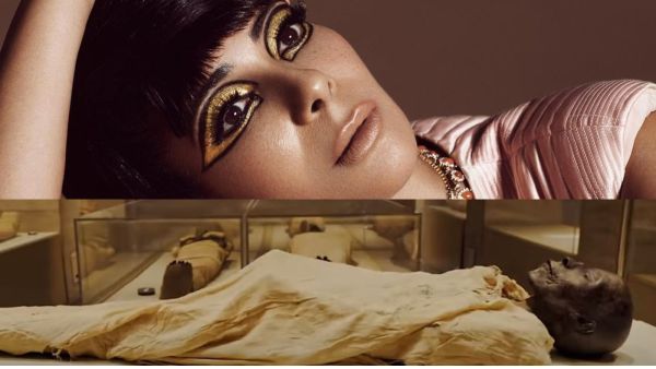 Mona Zaki Leads the Stars in 'Pharaohs' Golden Parade' to Transfer 22 Royal Mummies (Video)  موكب نقل المومياوات 