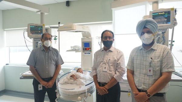 During the event One-Day-Old Baby With Abnormal Position of Heart and Other Internal Organs and Low Heart Rate Receives a New Lease of Life After Surgery at Aster Medcity