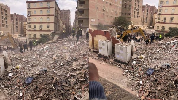 building collapsed in Cairo