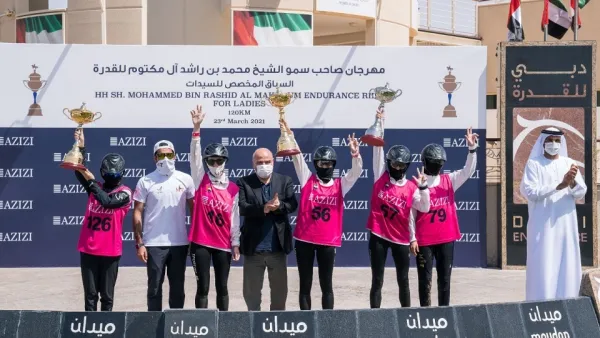 Azizi Developments Sponsors Hh Sheikh Mohammed Bin Rashid Al Maktoum Endurance Ride for Ladies