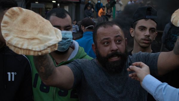 Lebanese protester