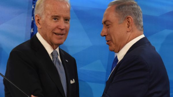 Biden (l), Netanyahu