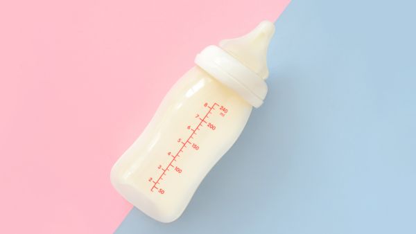 Coffee in a baby bottle! 
