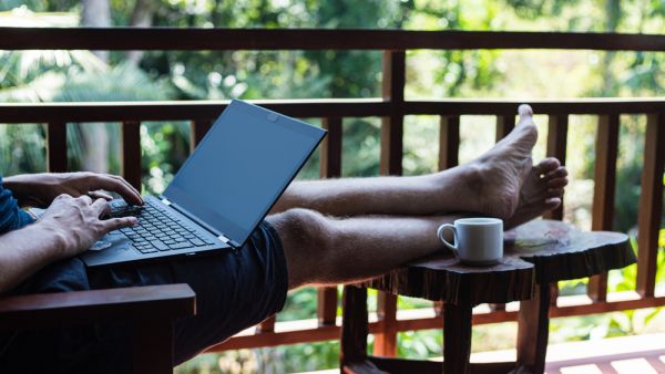 A digital nomad 