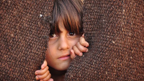 Syrian refugees in Zaatari Camp in Jordan
