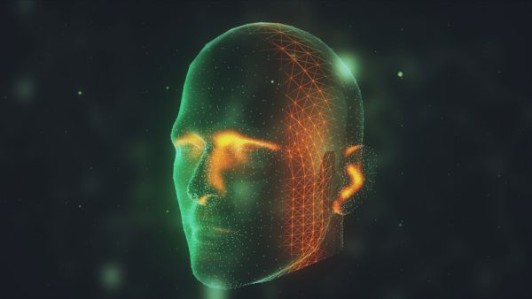 3d rendered illustration of 3D Face Head Scanning
