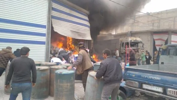 انفجار في مدينة الباب