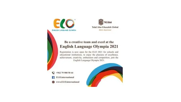  ‘Abu-ghazaleh Global’ Patronizes The English Language Olympia “ELO” 2021